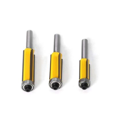 3 Fraises à Copier DingGreat 8mm - Fraisage Bois Avec Roulement Supérieur 12.7mm