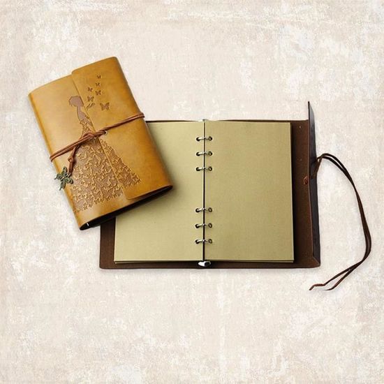 Bloc-notes Notebook de Réunion Cahier en Similicuir A6 Stockage Stockage  Cuir Journal Cadeau Set Avec Stylo Cahier de composition (C - Cdiscount  Beaux-Arts et Loisirs créatifs