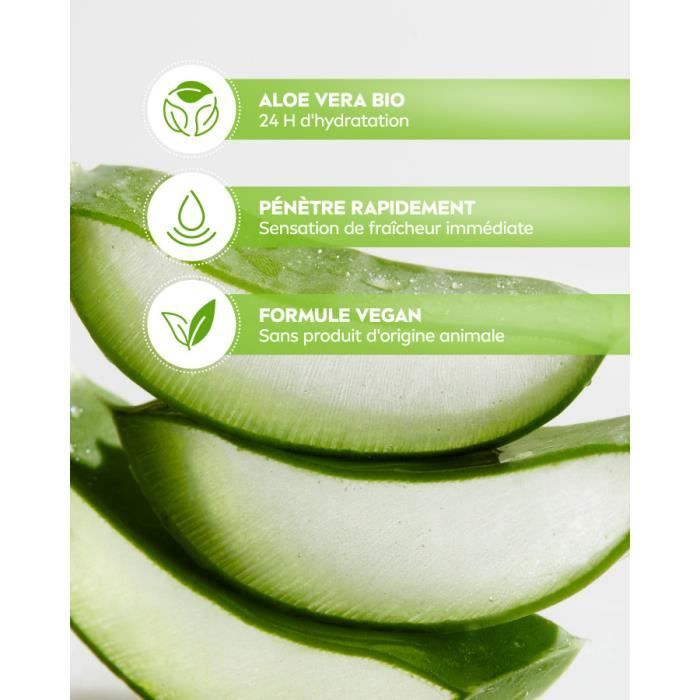 Crme visage hydratante NIVEA Aloe vera BIO Peaux normales Naturally Good -  Pack de 2x50ml - Cdiscount Au quotidien
