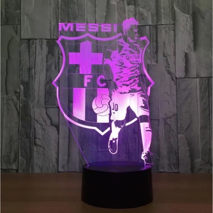 Cadeau pour les fans de football Saint Germain signe veilleuse LED 7  couleurs chevet lampe décorative tactile - Cdiscount Maison