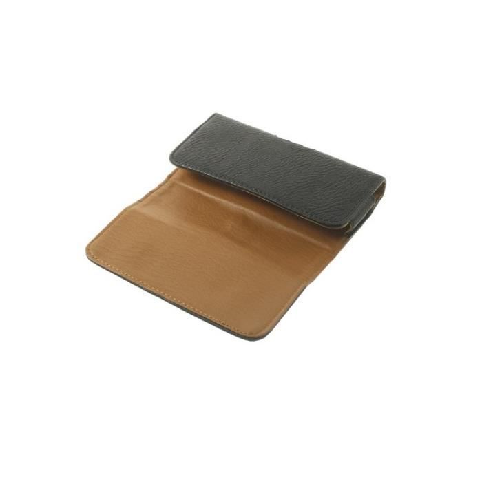 Étui Avec Clip Ceinture Pour Redmi 10 4G (2022) - Simili-cuir Noir - Protection Complète