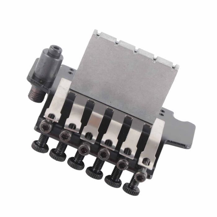 Bras De Trémolo Alnicov Pour Guitare électrique ST Squier - 5mm Filetage - Chromé Avec Embout Noir