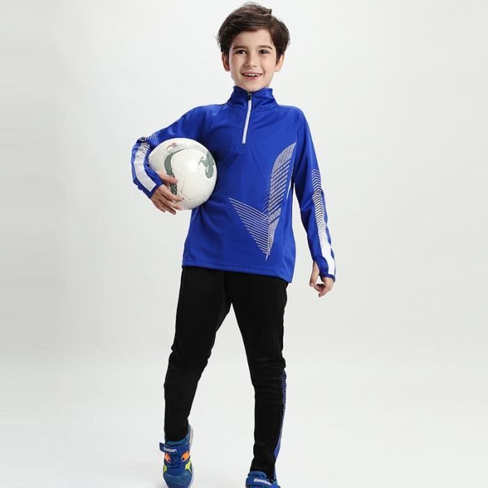 Ensemble Football Vetement Enfant T-shirt et Pantalon Sport