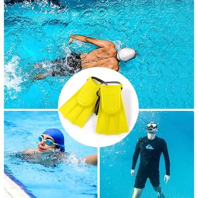 4 Attaches De Palmes Noir – Économiseurs De Palmes En Nylon 32 Cm – Natation / Plongée