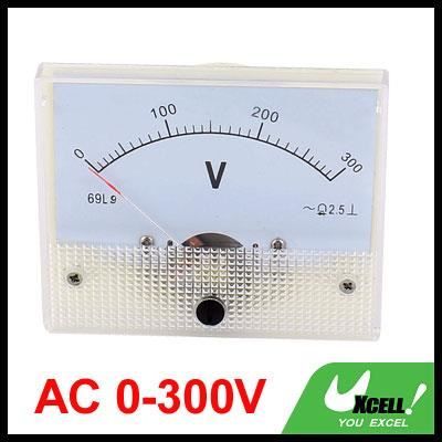 AC 0-300V Analog Panel Volt Voltage Meter Voltmeter Gauge - Cdiscount  Bricolage