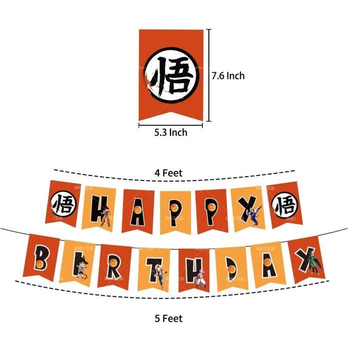 Fournitures De Fête D'Anniversaire Dirt Bike, Comprend Une Toile De Fond Happy Birthday, Une