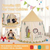 Tente Château Médiéval Pour Enfants – Imperméable, Intérieur/extérieur – 100x100x135 Cm