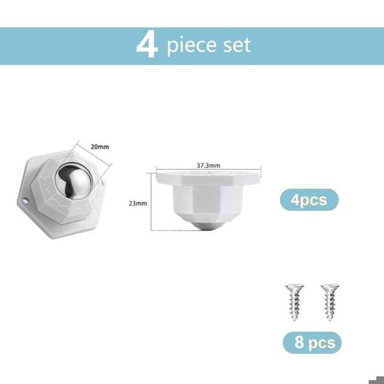 Sourcing Map M8 X 50 X 40mm Pieds De Nivellement Réglables 8 Pcs Pour Meubles, Protection De Sol Pour Pieds De Table