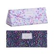 Outflower Tropical Plantes Motif Lunettes /Étui Original Pliable PU Cuir Lunettes De Soleil Cas Exotiques Style Protecteur Lunettes Rigides Accessoires