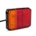 2 pièces Kit de feu arrière de remorque à LED 12 V 30 feux arrière à LED lampe d'avertissement de feu arrière pour remorque-0