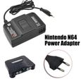 Adaptateur d'alimentation secteur Chargeur mural pour Nintendo 64 système N64 (EU 100-240V)-0