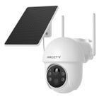 ARCCTV Camera de Surveillance Exterieur sans fil 4MP Camera batterie rechargeable avec Panneau Solaire+WIFI 5Ghz et 2.4Ghz
