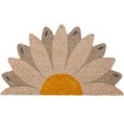 Paillasson d'extérieur "Margarita" en noix de coco avec support antidérapant en PVC. Dimensions: 70 cm x 40 cm x 1,5 cm - FISURA