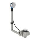 Vidage baignoire automatique clapet + rosace chromé - GEBERIT - 150.616.21.1