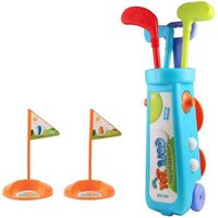 Mini Golf Jouet Kit de Golf Jeux Plein Air Jeux Exterieur Enfant Plastique Jouet Garcon Fille 3 4 5 6 Ans Cadeau Noel