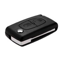 2 boutons clés de voiture à distance de voiture pliante clé cas de remplacement Pliable clés de voiture couverture