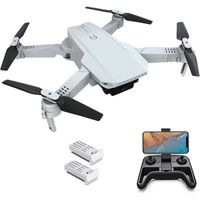 Mini Drone Avec Caméra 1080P,Deux Caméras,Positionnement du Flux Optique,WiFi Pliable FPV Quadcopter,20-27 Min Temps de Vol