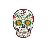 Autocollant Tête de mort muerta 11 skull stickers adhesif Taille : 4 cm