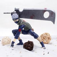 Figurine - SEBTHOM - Kakashi Naruto Collection ultra realiste - Bleu - Epée de 20 cm - Adulte