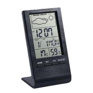 JEDEW Lot De 4 Thermomètres Hygrométriques Pour Intérieur/extérieur, Mini Thermomètre Numérique Pour Humidificateurs, Serres, Reptiles, Plantes, Humidité, écran LCD, Affichage En Fahrenheit