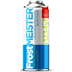 Gaz réfrigérant R1234yf en bouteille de 700 g, manomètre et tuyau avec connexion rapide pour systèmes de climatisation de voitur