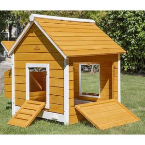 Poulailler bois 6 poules - Cdiscount
