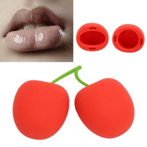 BAUME SOIN DES LÈVRES Outil de lèvre souple en silicone en forme de cerise ovale rond lèvre Pour les femmes 132274