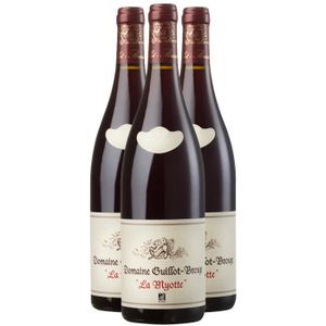 VIN ROUGE Bourgogne La Myotte Rouge 2021 - Bio - Lot de 3x75