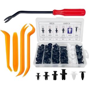 Lot De 50 Clips De Fixation Garniture Auto RYQ500070 - 17.4x9.5x6.5 Mm, Plastique, Pour Land Rover - 10