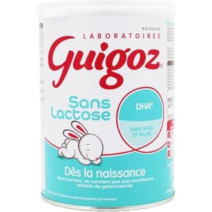 LAIT 1ER ÂGE Guigoz Lait en Poudre Sans Lactose 1er Age 400g