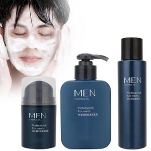 HYDRATANT VISAGE Ensemble de soins du visage pour hommes, kit de soins de la peau hydratant pour le visage avec toner nettoyant et crème pour le