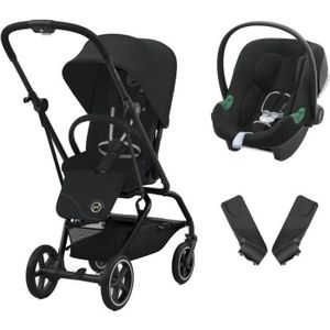 POUSSETTE  CYBEX - Poussette duo Eezy S Twist+ 2 BLK Noir + A