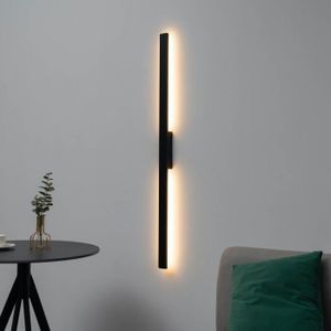 APPLIQUE EXTÉRIEURE Applique ultra design minimaliste noire LED extéri