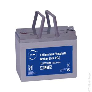 BATTERIE VÉHICULE NX - Batterie lithium fer phosphate 12V 33Ah T5