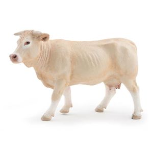 FIGURINE - PERSONNAGE Figurine vache blonde d'Aquitaine - PAPO - Pour enfant de 2 ans et plus - Peinte à la main