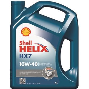 HUILE MOTEUR Bidon 5 litres d'huile diesel ou essence Shell Hel