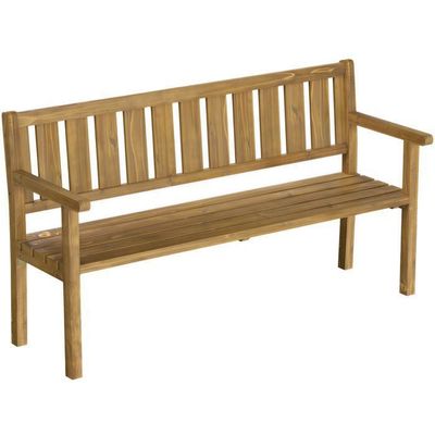 BISCOTTINI Banc de Jardin - Finition Antique en Fer Forgé - Extérieur