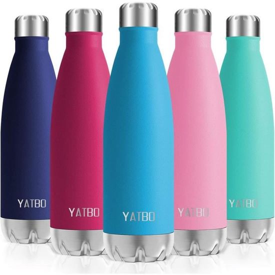 Gourde De 1 L - Anti-Fuite - Convient Pour Les Boissons Gazeuses - Sans