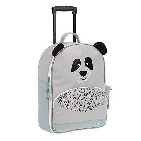 LÄSSIG About Friends valise trolley pour enfants avec sangles de transport et roulettes à partir de 3 ans/Trolley About Friends Pau Panda 