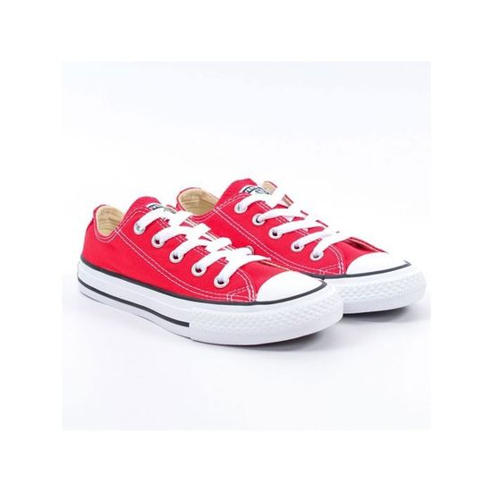 converse femme basse rouge