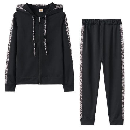 Survêtement Style K-Pop Demon Hunters - Sweat à Capuche Violet Et Pantalon Noir - Pour Enfants/ados - Tissu Doux Respirant