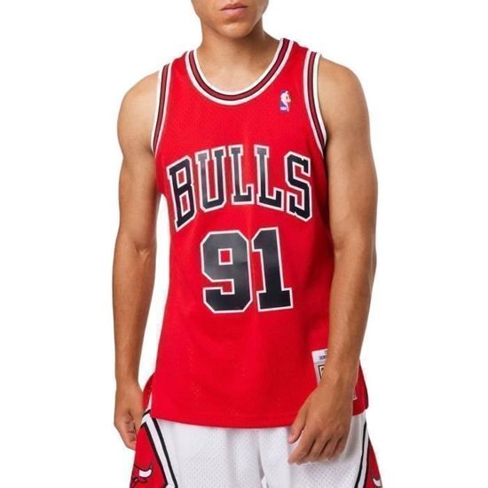 Maillot De Basketball Mitchell & Ness Chicago Bulls Dennis Rodman Taille XL - Occasion