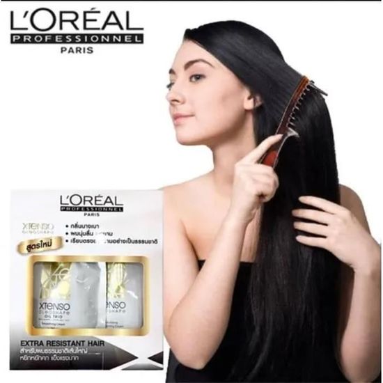L’Oréal XTenso Lissage Permanent des Cheveux Crème Lissante pour cheveux Extra Résistants