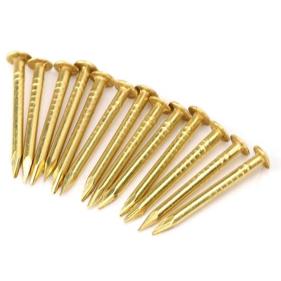 100 Clous à Œil Pour Bijoux - 50 Mm, Laiton Plaqué Or Et Argent 925 - Pour Fabrication De Bijoux, Perlage, DIY