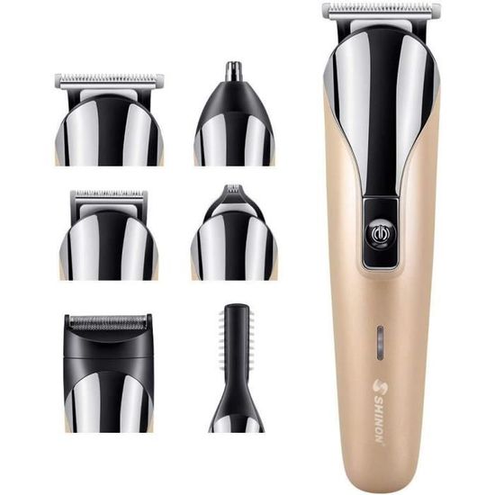 Tondeuse Barbe Et Cheveux 11 En 1 Kemei KM 5898 – Professionnelle Sans Fil – LCD Et Rechargeable