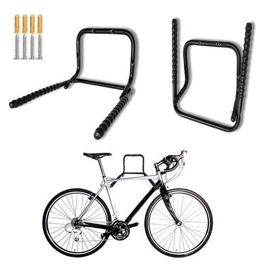 Support Vélo Mural Urban Deco – Charge 30 Kg – Crochet Extensible 15 Cm 360° – Économie D'Espace Garage Maison – Robuste Acier