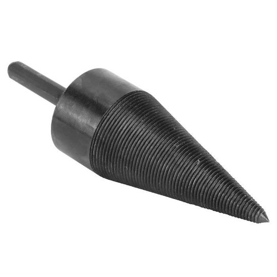 Foret Fendeur Triangulaire Pour Perceuse – Acier Au Manganèse, Rainures Antidérapantes, 14,6 Cm – Pour Bois Dur, Bûches