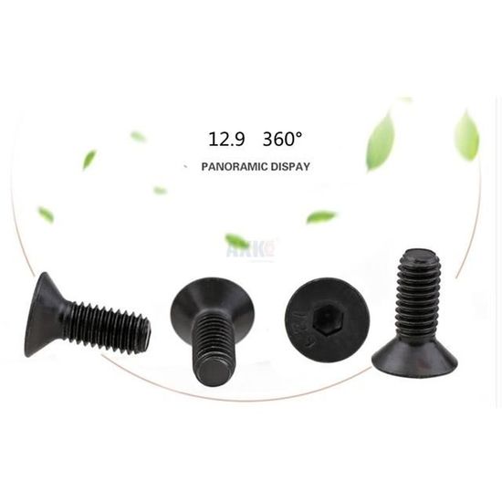Vis à Tête Plate Allen 10-32 En Acier Inoxydable 18-8 - Toutes Quantités Et Longueurs - Neuf, Marque Fastenere