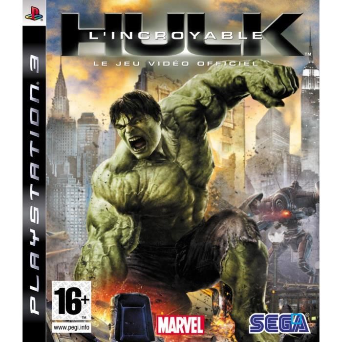 Lincroyable Hulk Jeu PS3