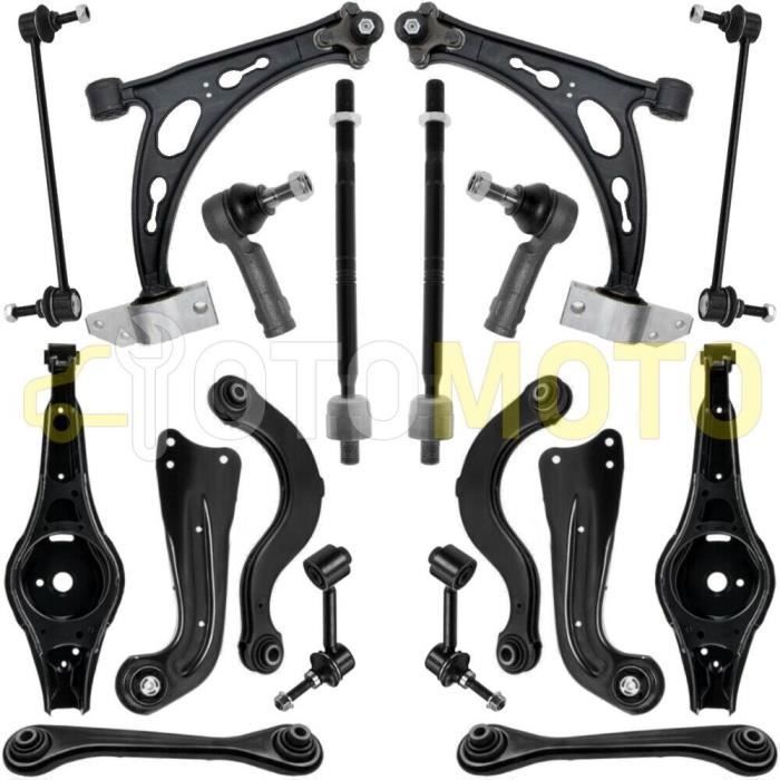 Bras de suspension avant - arriére pour AUDI A3 8P 8PA Q3 8U TT 8J triangle, rotule, biellette 20 pièces